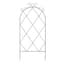 Panacea 36" French Cntry Scroll Pot Trellis Distressed White — thumbnail 2 of 2