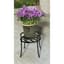 Panacea 10.5" Contemp Plant Stand Black — thumbnail 2 of 2