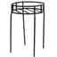 Panacea 15.5" Contemp Plant Stand Black — thumbnail 2 of 2