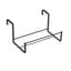 Panacea 8" Adjustable Deck Flower Box Holder Black — thumbnail 2 of 2
