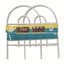 Panacea 18"x8' White Arch Folding Fence — thumbnail 2 of 2