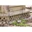 Panacea 18"x8' Romantic Folding Fence Black — thumbnail 2 of 2