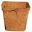 PlantBest 4.25" Sq Biodegradable Coconut Coir Pot 600/Bulk Case — thumbnail 2 of 2
