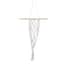 Primitive Large Macrame Wall Planter Antique White — thumbnail 2 of 2
