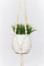 Primitive 42" Beaded Cotton Woven Plant Hanger — thumbnail 2 of 2
