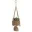 Primitive Hanging Utility Basket Jute Single Tier — thumbnail 2 of 2