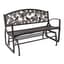 Painted Sky Glider Bench Cardinal Iron — thumbnail 2 of 2