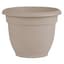 Bloem 12" Ariana w/ Grid Planter Pebble Stone — thumbnail 2 of 2