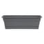 Bloem 18" Dura Cotta Window Box Charcoal — thumbnail 2 of 2