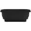 Bloem 24" Deck Rail Planter Black — thumbnail 2 of 2