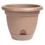 Bloem 10" Lucca Planter Chocolate — thumbnail 2 of 2