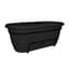 Bloem 18" Lucca Balcony Box Black — thumbnail 2 of 2