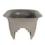 Bloem 24" Modica Rail Planter Charcoal — thumbnail 2 of 2