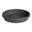 Bloem 24" Terra Saucer Charcoal — thumbnail 2 of 2