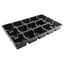 Grower Select 04.50 Square Transport Tray 15 PS Black 70/CS — thumbnail 2 of 2