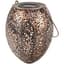 E-V Rose Silhouette Bronze Solar Lantern — thumbnail 2 of 2
