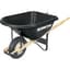 Scenic Road 6cu 1 Wheel w/ Rib Tire Wheelbarrow Green — thumbnail 2 of 2