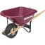 Scenic Road 6cu 1 Wheel w/ Turf Tire Wheelbarrow Maroon — thumbnail 2 of 2