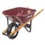 Scenic Road 6cu 1 Wheel Steel w/ Rib Tire Wheelbarrow Maroon — thumbnail 2 of 2