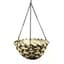SuperMoss 14" Round Woven Hanging Basket Natural Snowbird — thumbnail 2 of 2