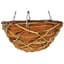 SuperMoss 14" Round Woven Hanging Basket Natural Timberline — thumbnail 2 of 2