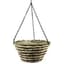 SuperMoss 14" Creative Woven Hanging Basket Natural Taos — thumbnail 2 of 2