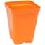 Sunpack 3.3" Heavy Duty Seed Starting Pots Square Orange — thumbnail 2 of 2