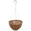 GROWER SELECT 12" HANGING BASKET WHITE WIRE HANGER FLAT BOTTOM COCO LINER; TOP DIA 12IN X 6IN H 1.58 GAL /6L  LIQUID VOLUME CAPACITY — thumbnail 2 of 2