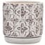 Southern Patio 6" French Rustic Planter White Finish — thumbnail 2 of 2