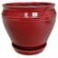 Southern Patio 6" Collins Planter Oxblood Finish — thumbnail 2 of 2