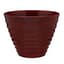 Southern Patio 16" Beehive Planter With Saucer Red Splatter — thumbnail 2 of 2
