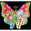 Talavera 5.5" Monarch Butterfly Hanger — thumbnail 2 of 2