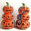 Talavera 10"H x 6"W Stacked Pumpkins — thumbnail 2 of 2