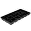 T. O. Plastics 03.50 Square Pot Tray 18 Count Press Fit Tray Black 50 Per Case 48 Cases Per Pallet — thumbnail 2 of 2