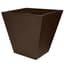 Tusco 22" Cosmo Square Planter Espresso — thumbnail 2 of 2