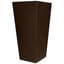 Tusco 26" Cosmo Tall Square Planter Espresso — thumbnail 2 of 2