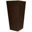 Tusco 32" Cosmo Tall Square Planter Espresso — thumbnail 2 of 2