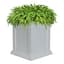 Tusco 16" Modern Colonial White Planter — thumbnail 2 of 2