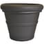 Tusco 13.5" Rolled Rim Planter Espresso — thumbnail 2 of 2