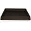 Tusco 12" Square Saucer Planter Tray Espresso — thumbnail 2 of 2