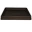 Tusco 15" Square Saucer Planter Tray Espresso — thumbnail 2 of 2