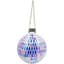 VCS 10" Iridescent Teardrop Tile Glass Globe w/ Hanging Chain — thumbnail 2 of 2