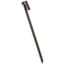 Valley View 1" x 4" Poly Board Metal Stake Brown — thumbnail 2 of 2