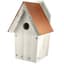 Woodlink Nantucket Bluebird House CopperTop White Wood — thumbnail 2 of 2