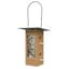 Woodlink Nordic Tall Hopper Feeder with Teak Finish White Metal Roof — thumbnail 2 of 2