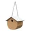 Woodlink Nordic Wren/Chickadee House with Teak Finish White Metal Roof — thumbnail 2 of 2
