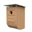 Woodlink Nordic Modern Bluebird House with Teak Finish White Metal Roof — thumbnail 2 of 2