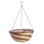 WSP 14" Banana Leaf Spiral Hanging Basket — thumbnail 2 of 2