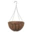 WSP 12" Wire Grow Basket With Coco Liner & 4 Leg Wire Hanger Black — thumbnail 2 of 2