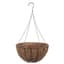 WSP 16" Wire Grow Basket With Coco Liner & 4 Leg Wire Hanger Black — thumbnail 2 of 2